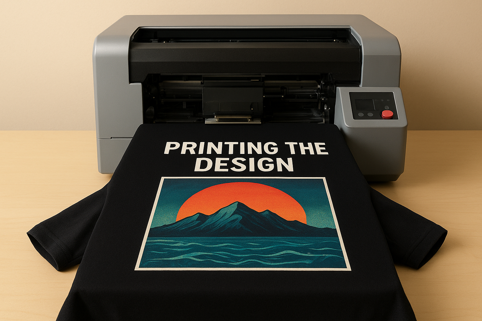 Printing the design