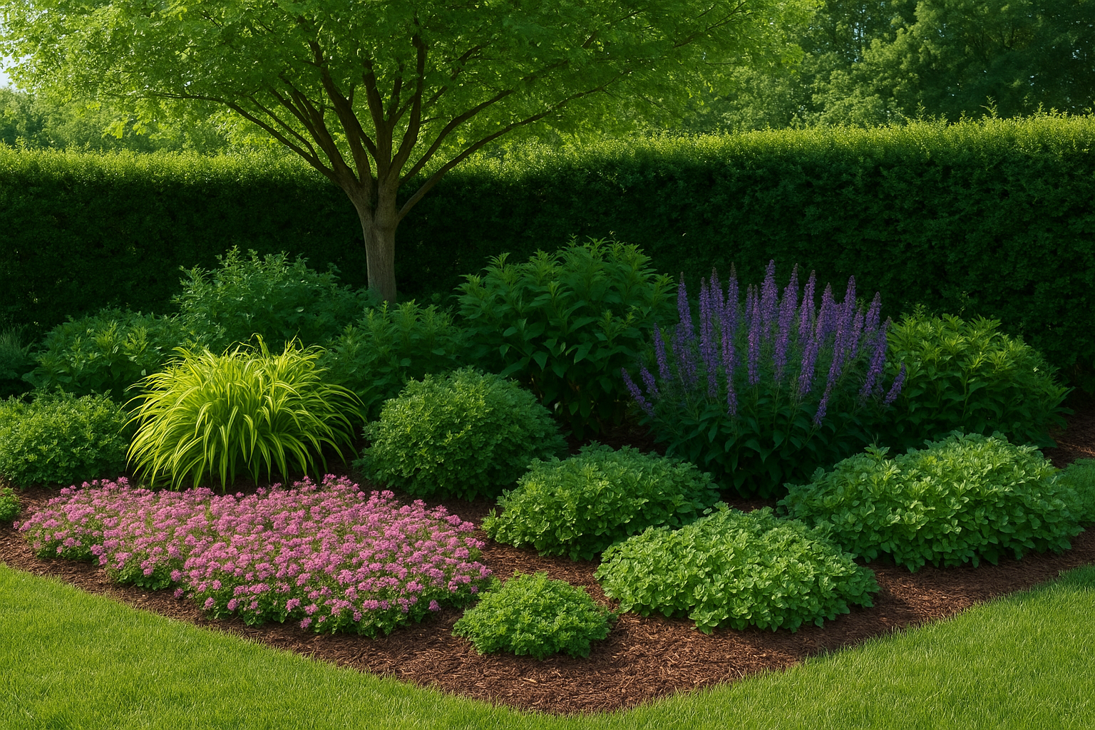 Create a foreground, midground, and background
