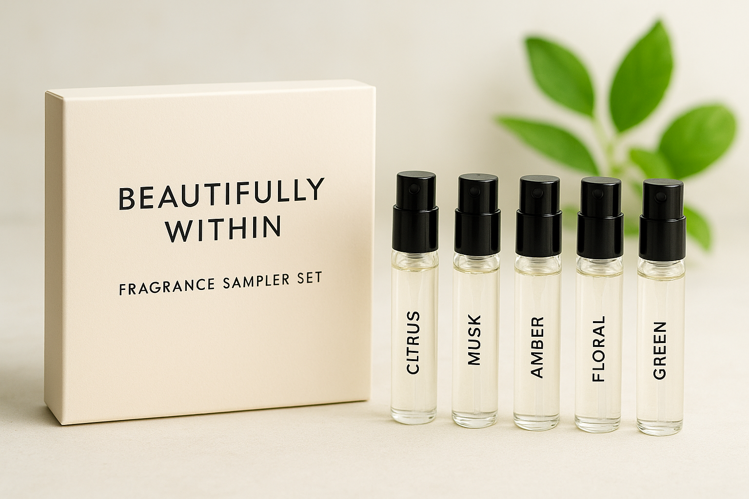 1. Beautifully Within Fragrance Sampler Sets