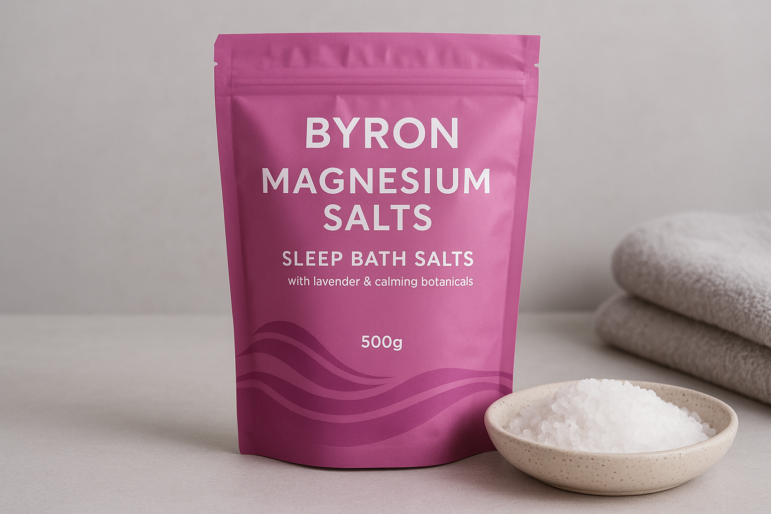 3. Byron Magnesium Salts Sleep Bath Salts 500g