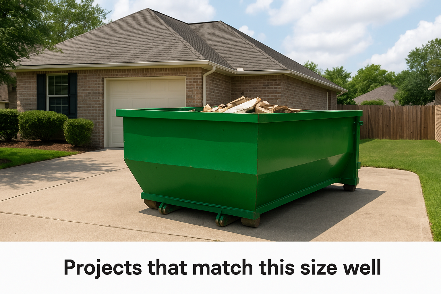 Projects that match this size well