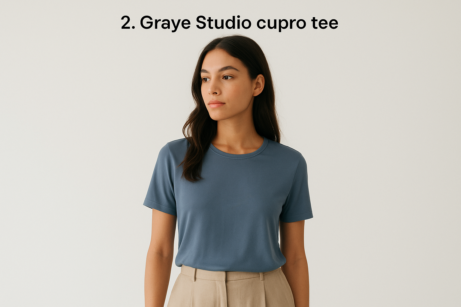 2. Graye Studio cupro tee
