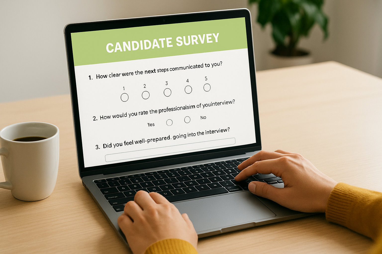 When and how to send candidate surveys
