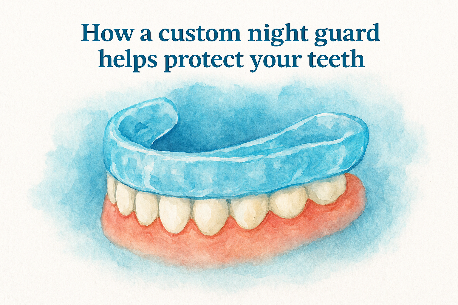 How a custom night guard helps protect your teeth