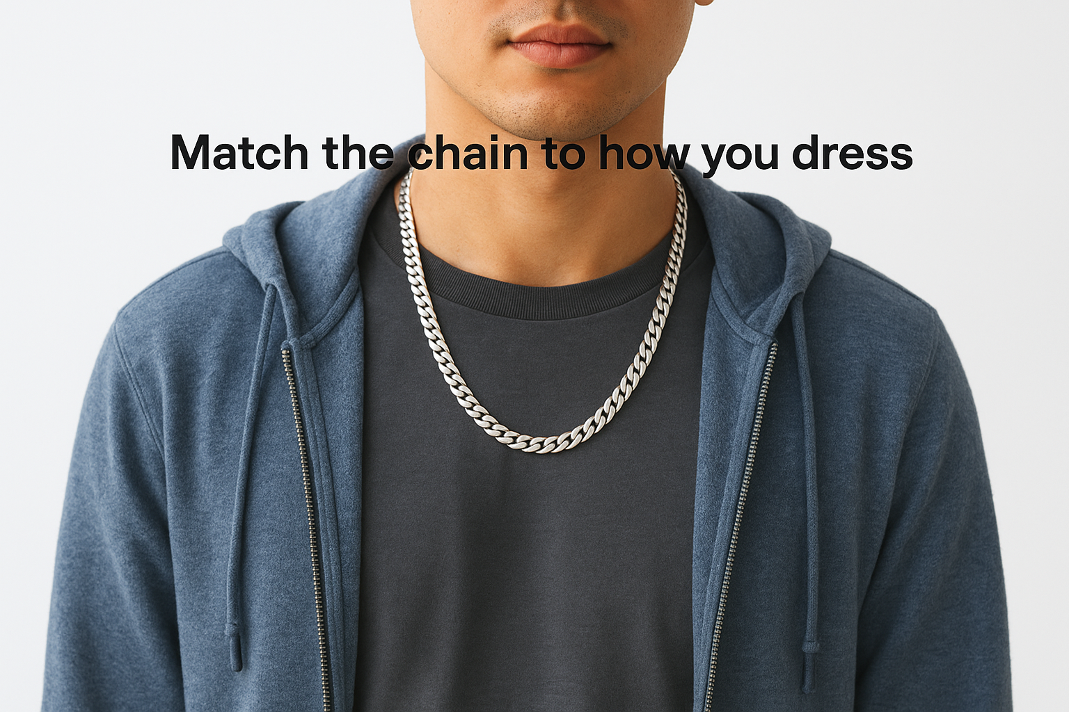 Match the chain to how you dress