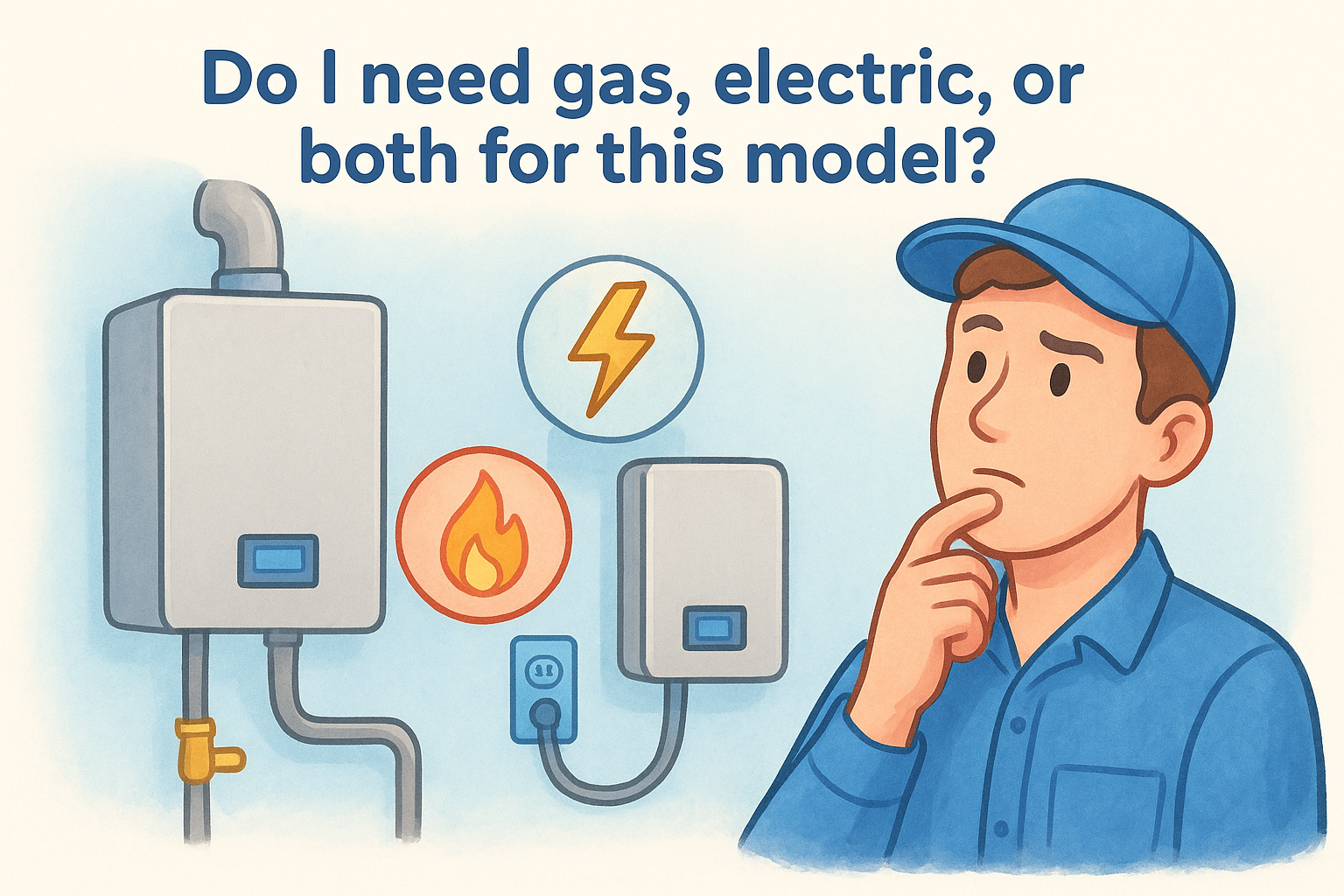 3. Do I need gas, electric, or both for this model?