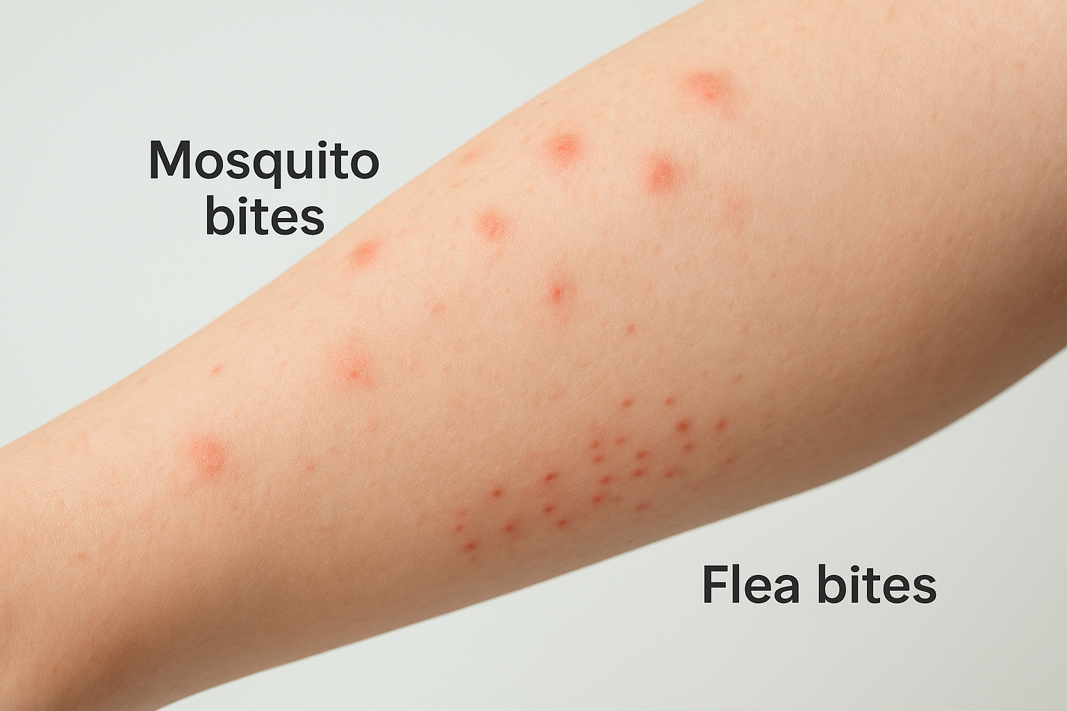 Mosquito bites and flea bites