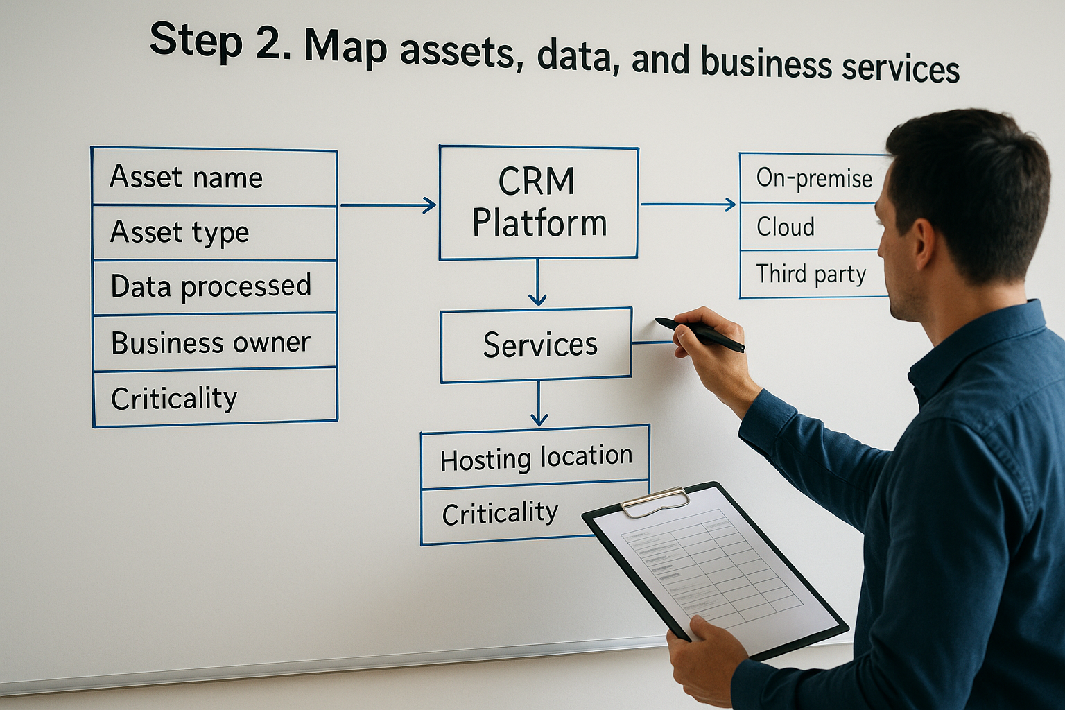 Step 2. Map assets, data, and business services