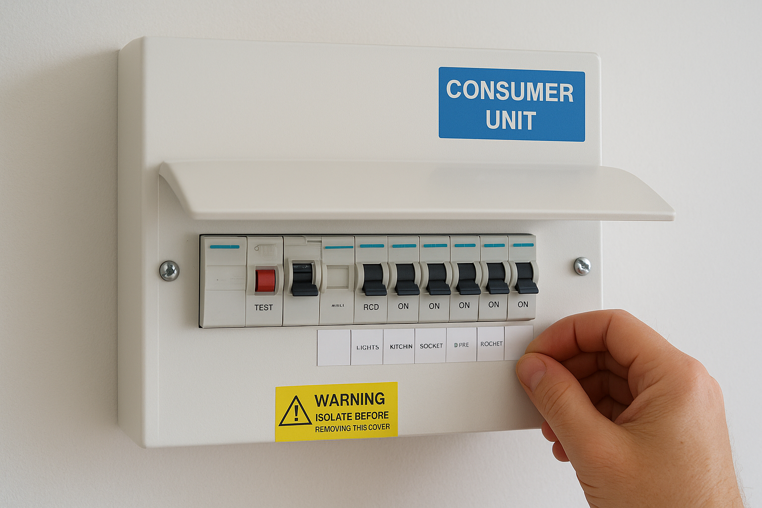 2. Consumer unit and fixed wiring checks