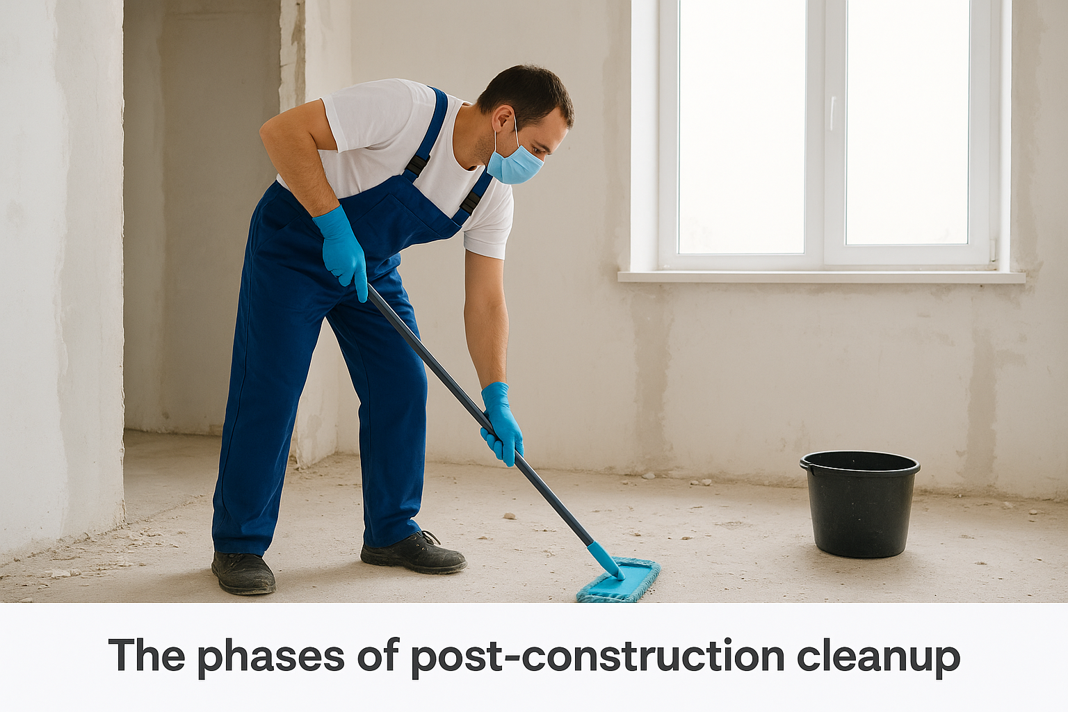 The phases of post-construction cleanup