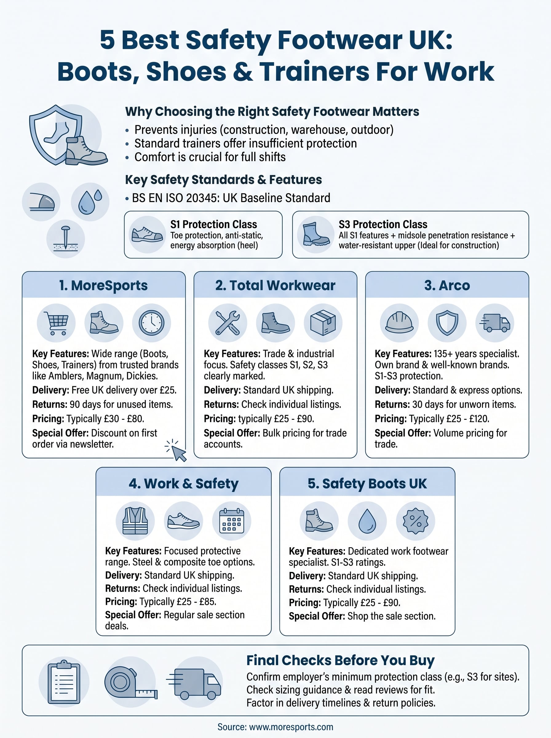 safety footwear uk infographic