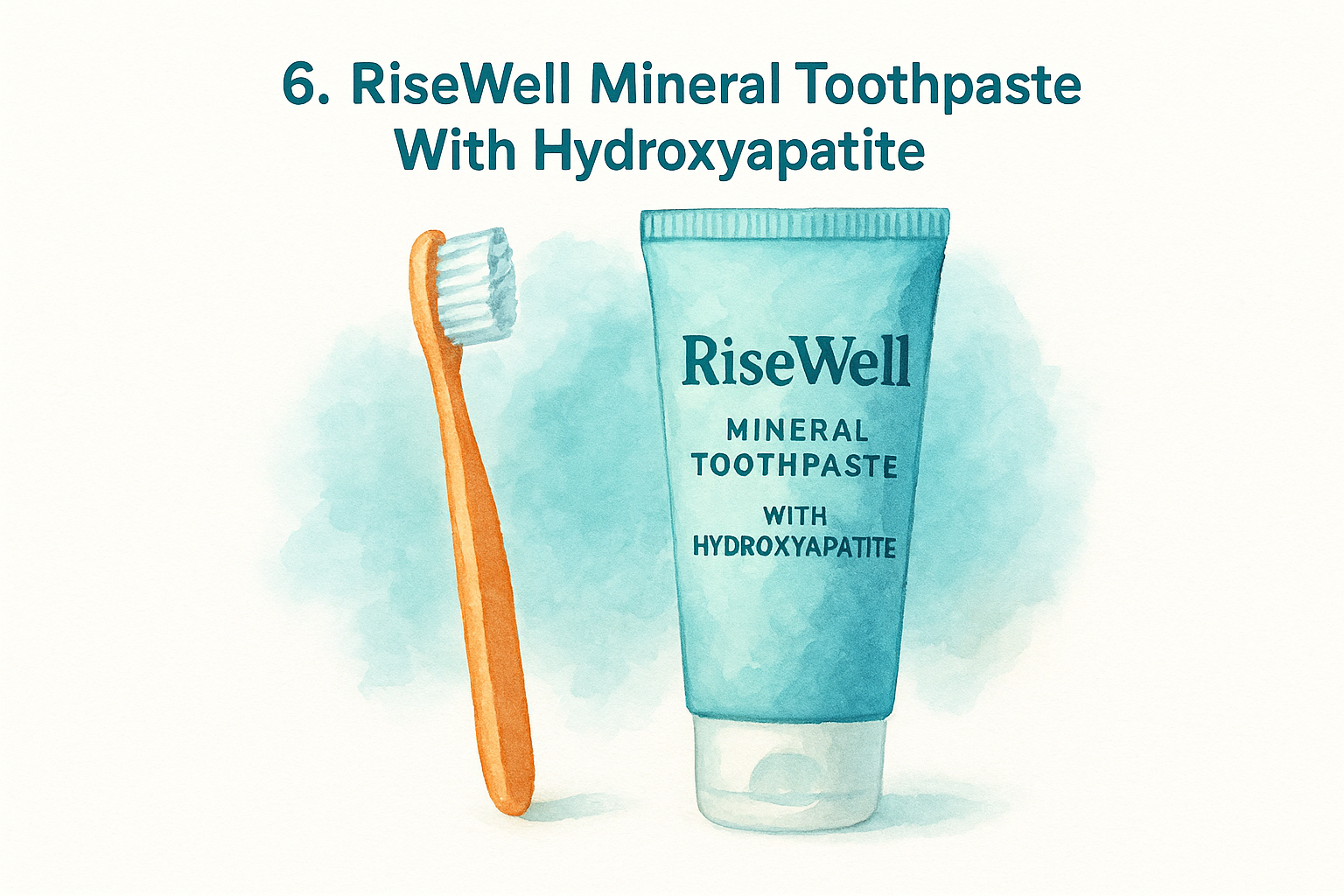 6. RiseWell Mineral Toothpaste With Hydroxyapatite