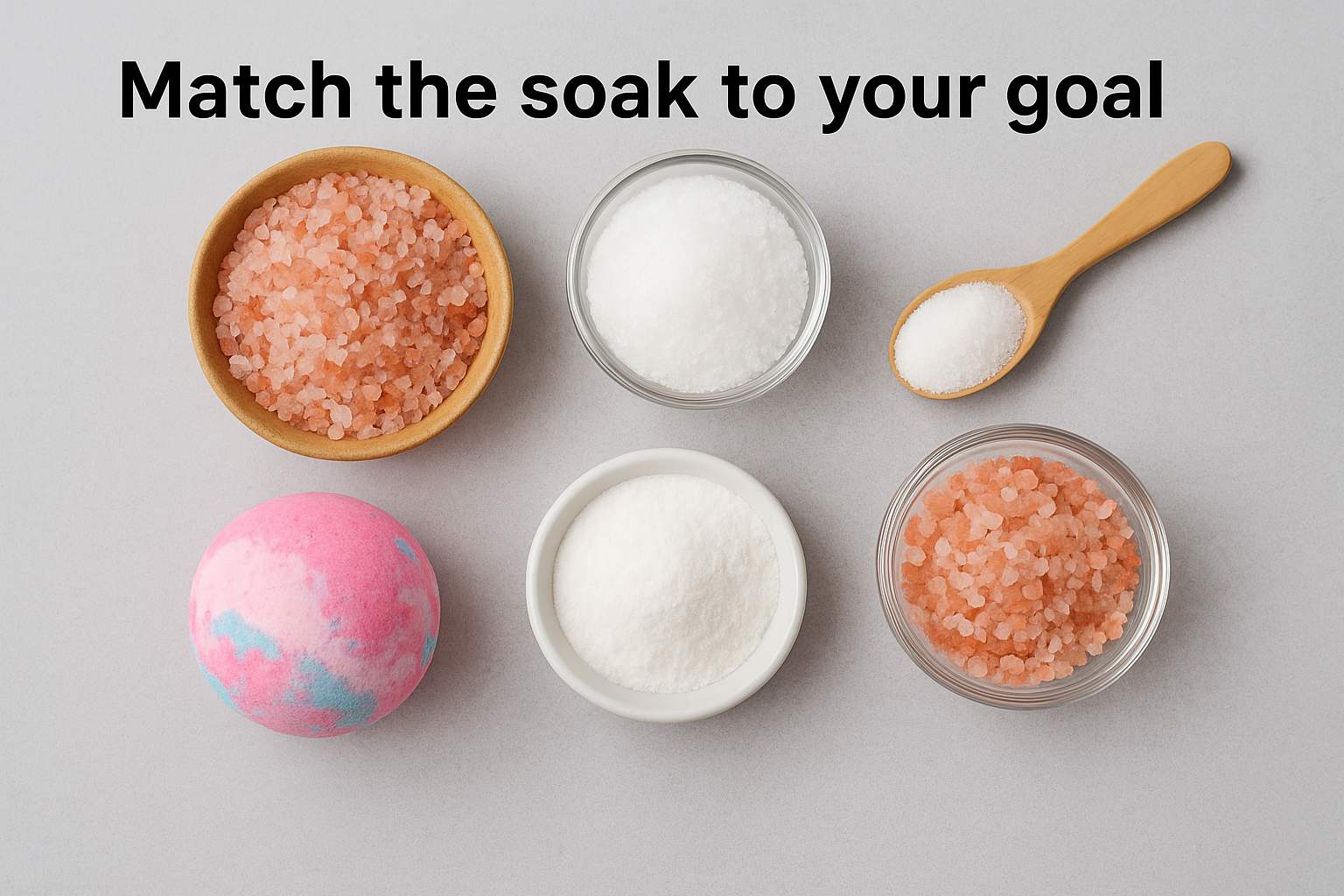 Match the soak to your goal