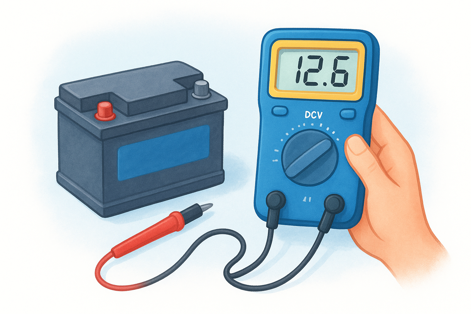 How to measure your battery voltage
