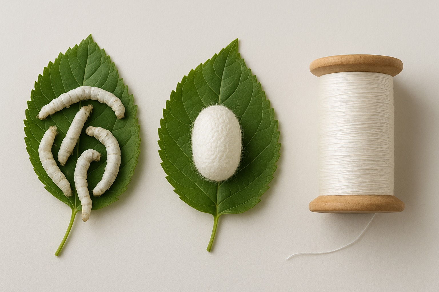From leaf to cocoon