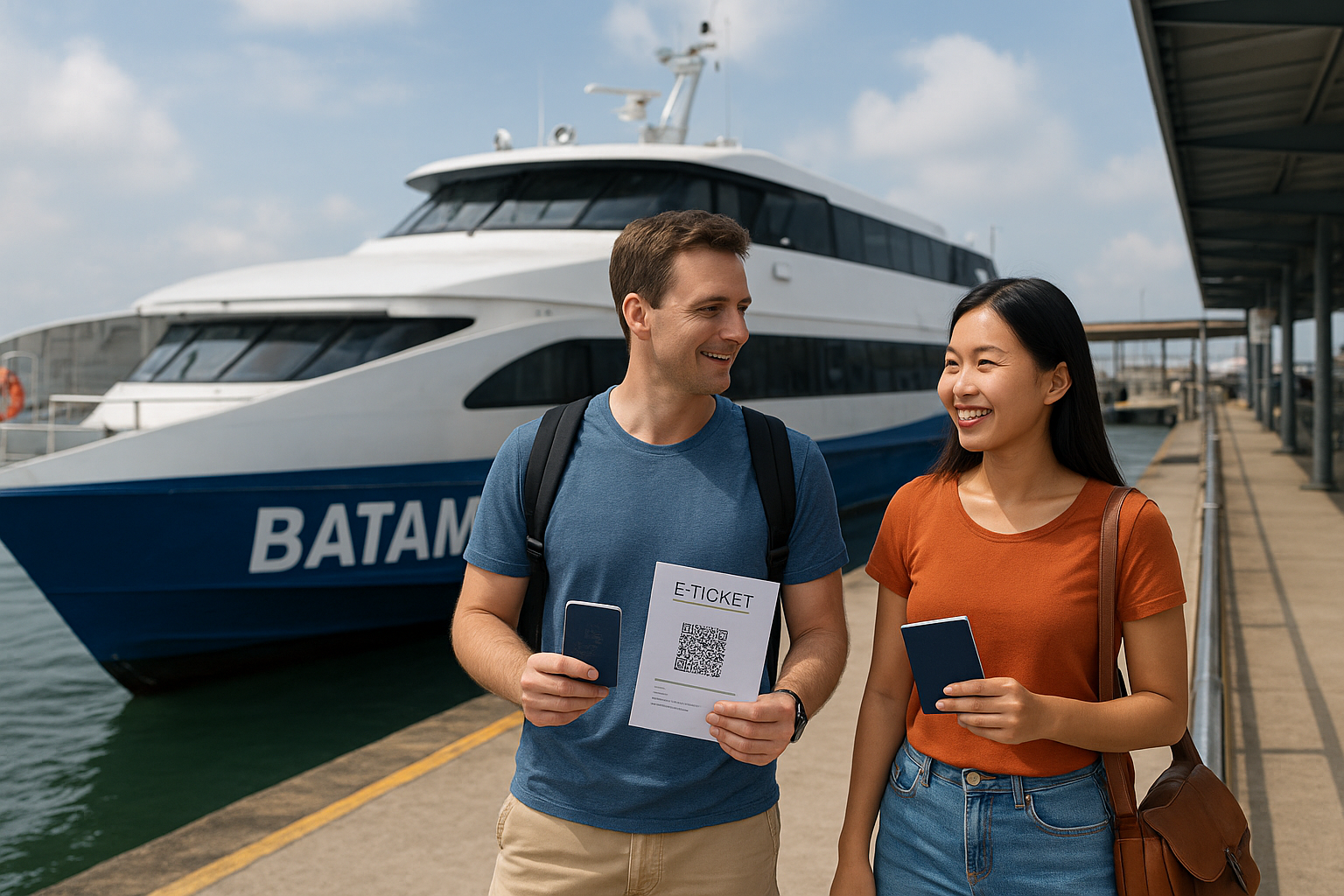 Which Batam terminal puts you closest to each course