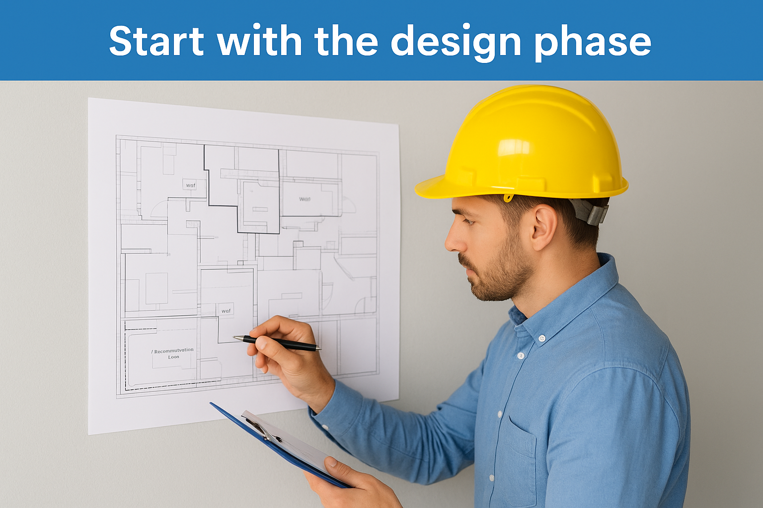 Start with the design phase