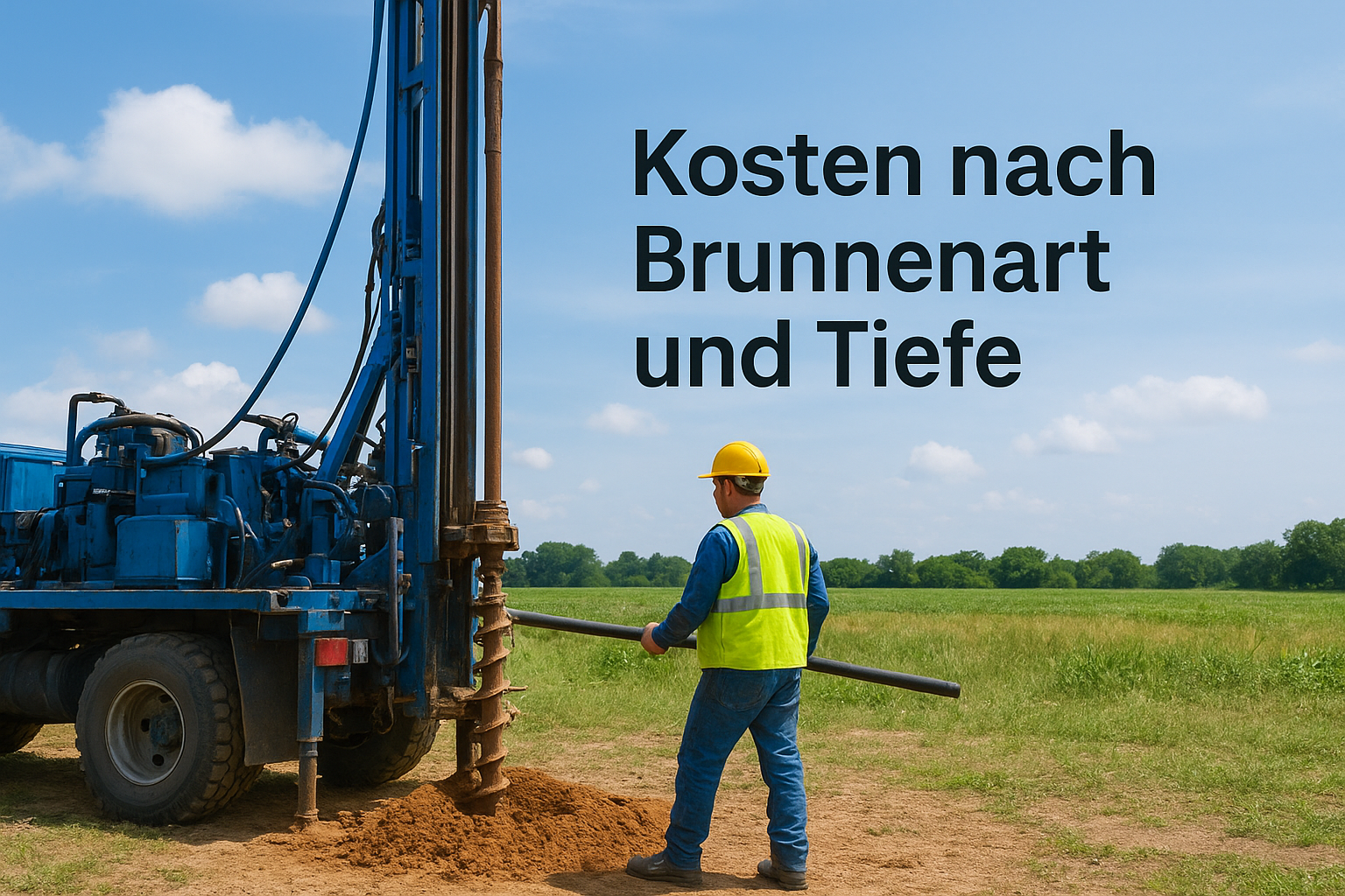 Kosten nach Brunnenart und Tiefe