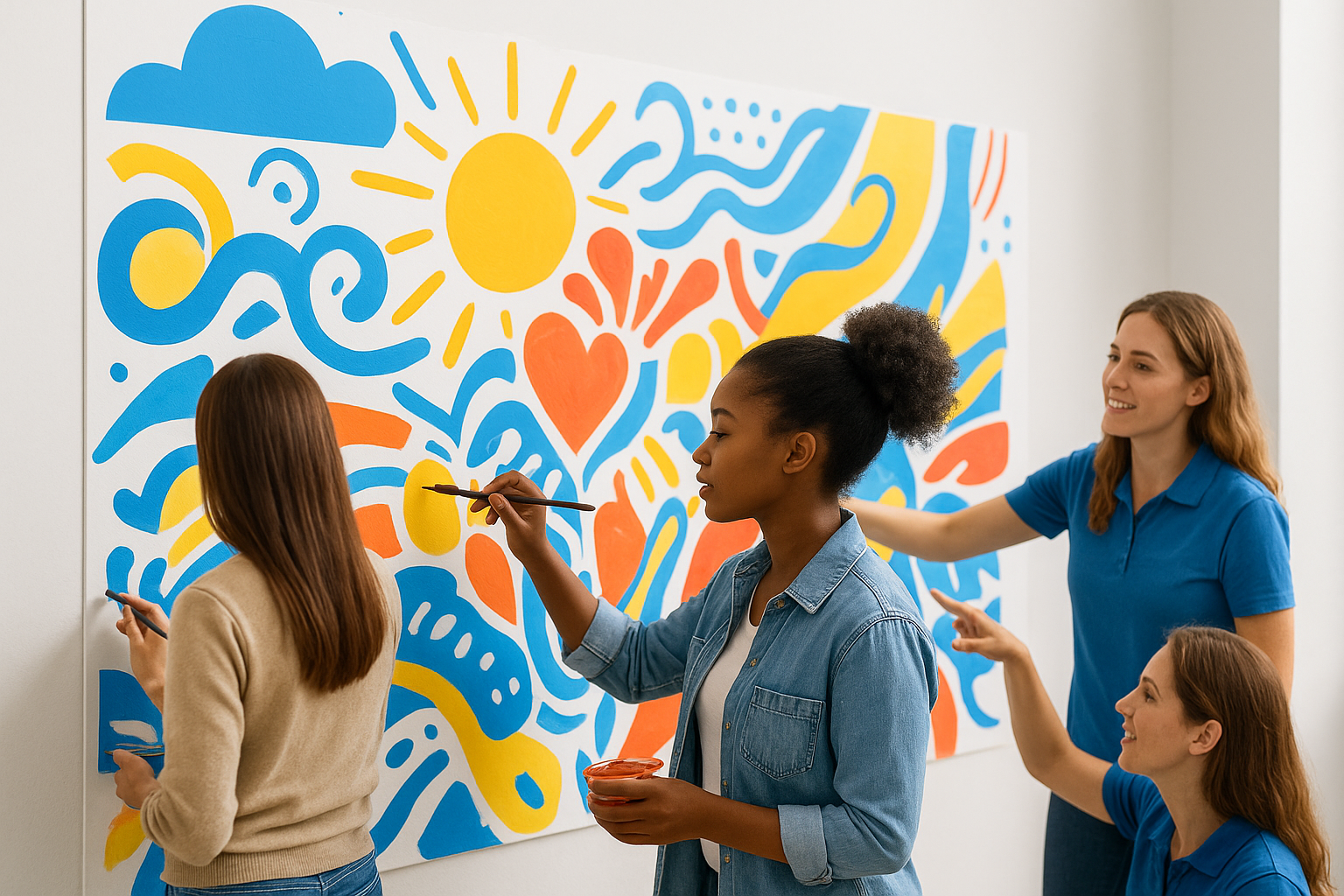 3. Turn your audience into the activation with a live mural