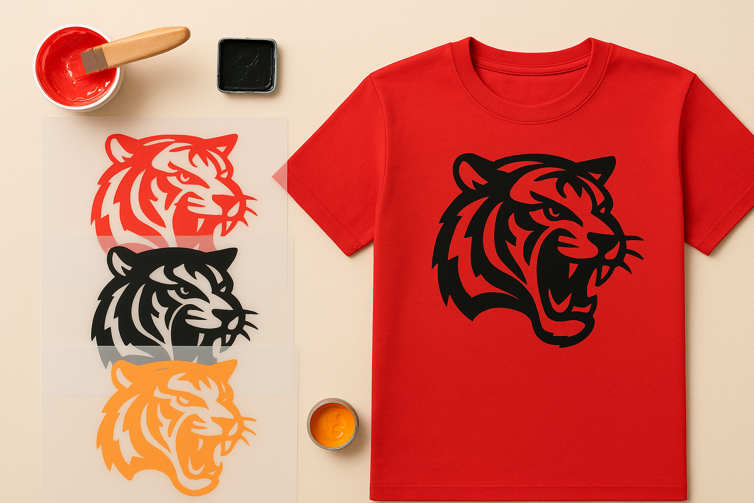 Separate each colour into its own layer