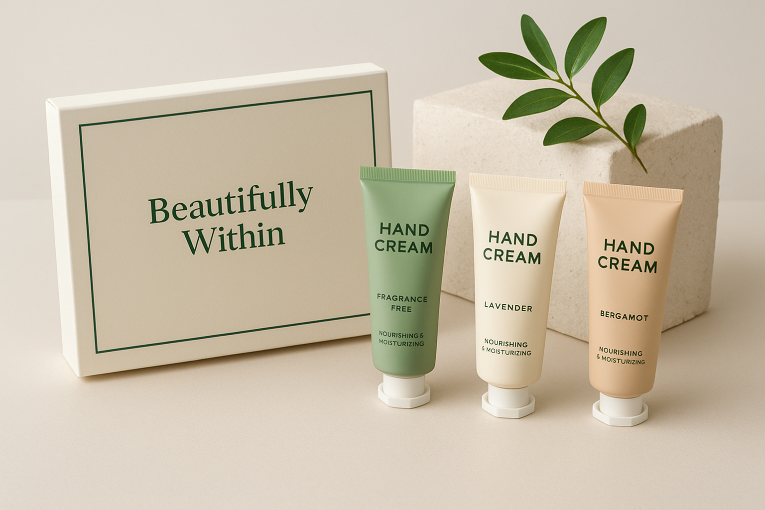 1. Beautifully Within hand cream gift sets