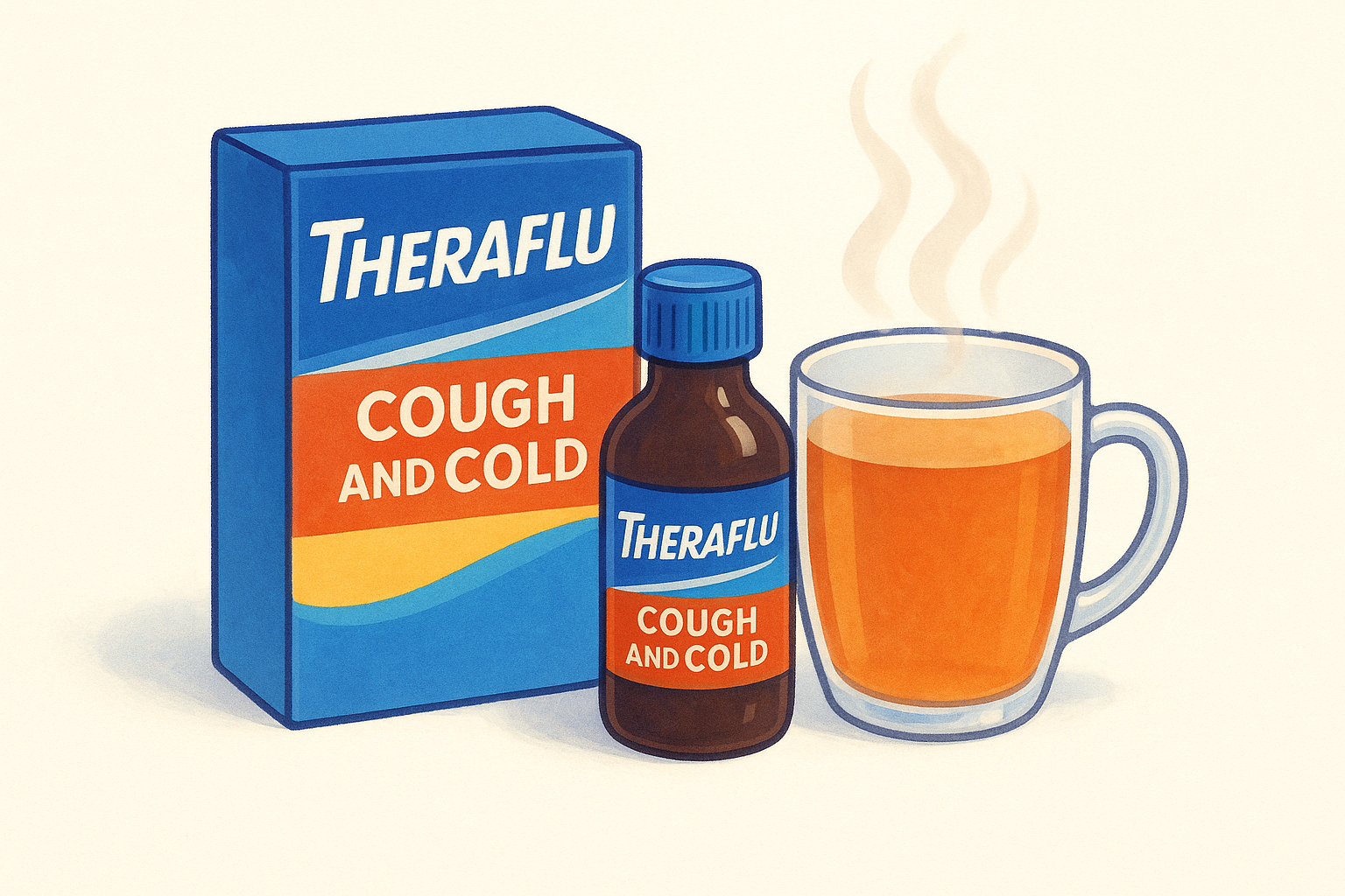 11. Theraflu cough and cold liquid