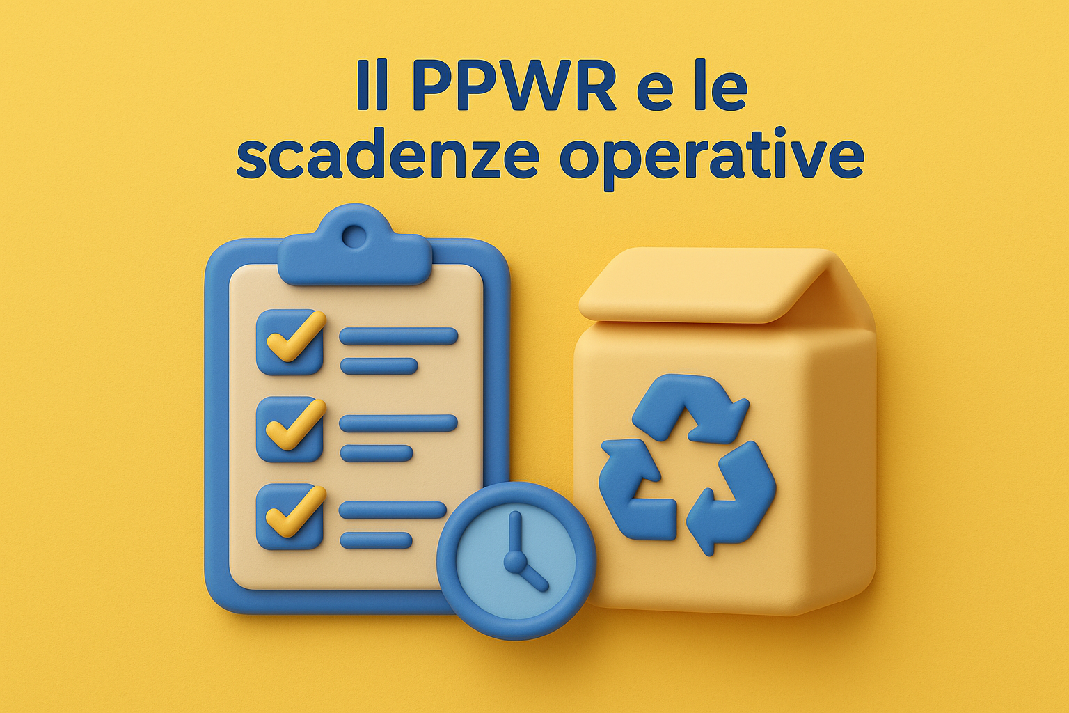 Il PPWR e le scadenze operative