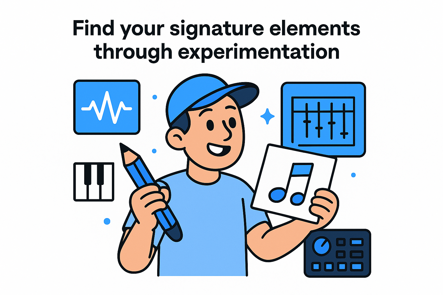 Find your signature elements through experimentation