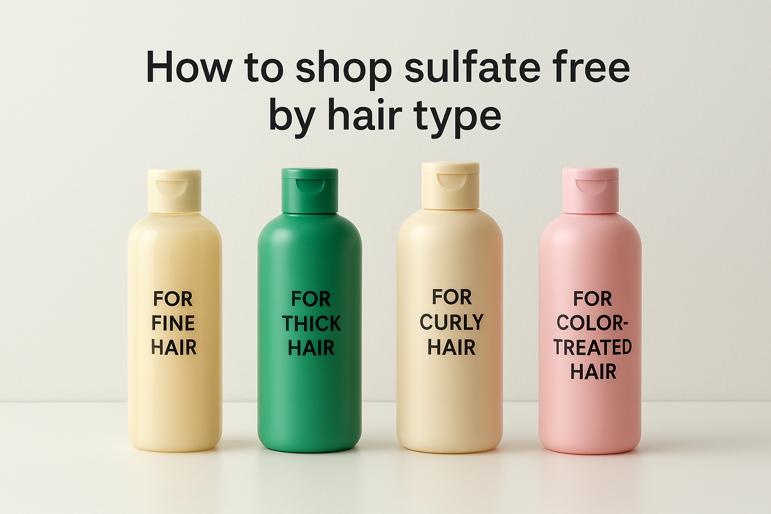 How to shop sulfate free by hair type