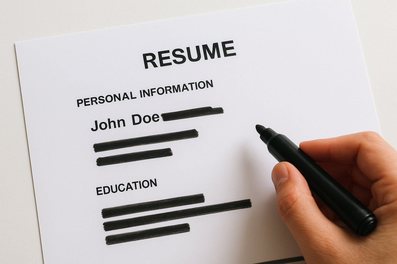 Personal identifiers that get removed