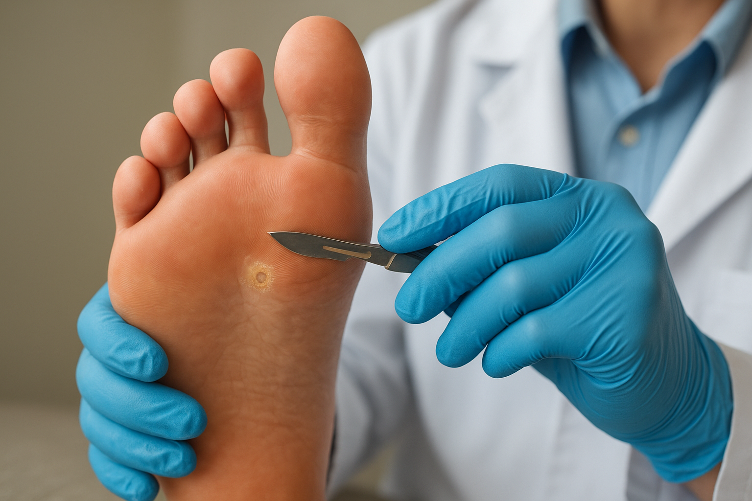 Professional podiatry treatment