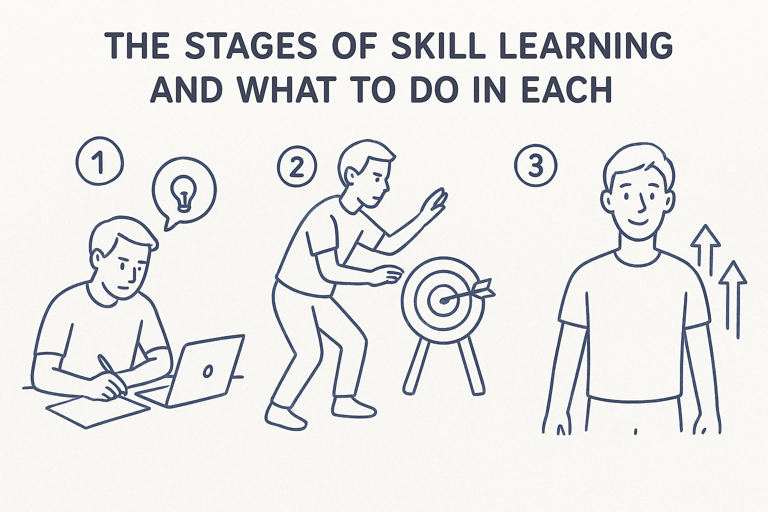 The stages of skill learning and what to do in each