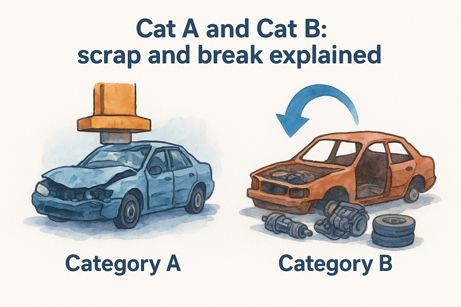 Cat A and Cat B: scrap and break explained