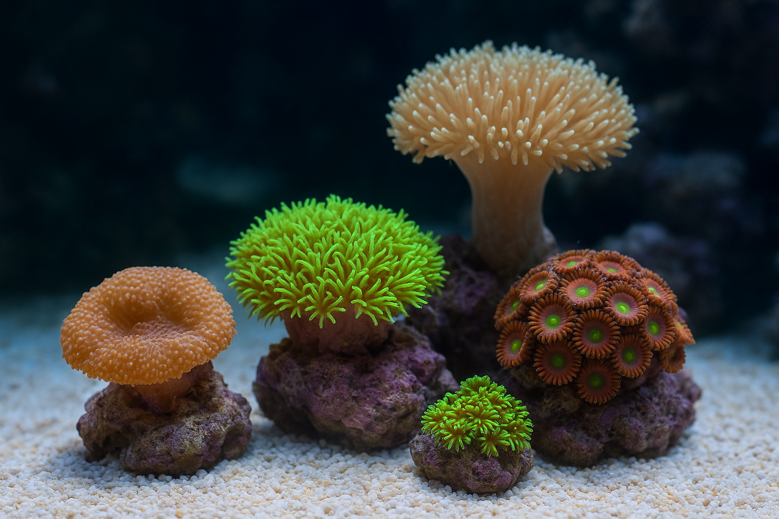 1. Coral Cavern starter soft coral bundle