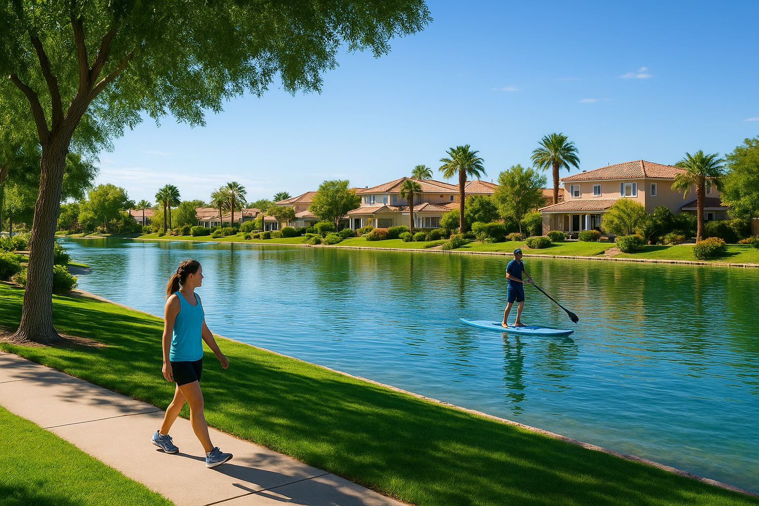 Waterfront-Style Amenities and Daily Routines