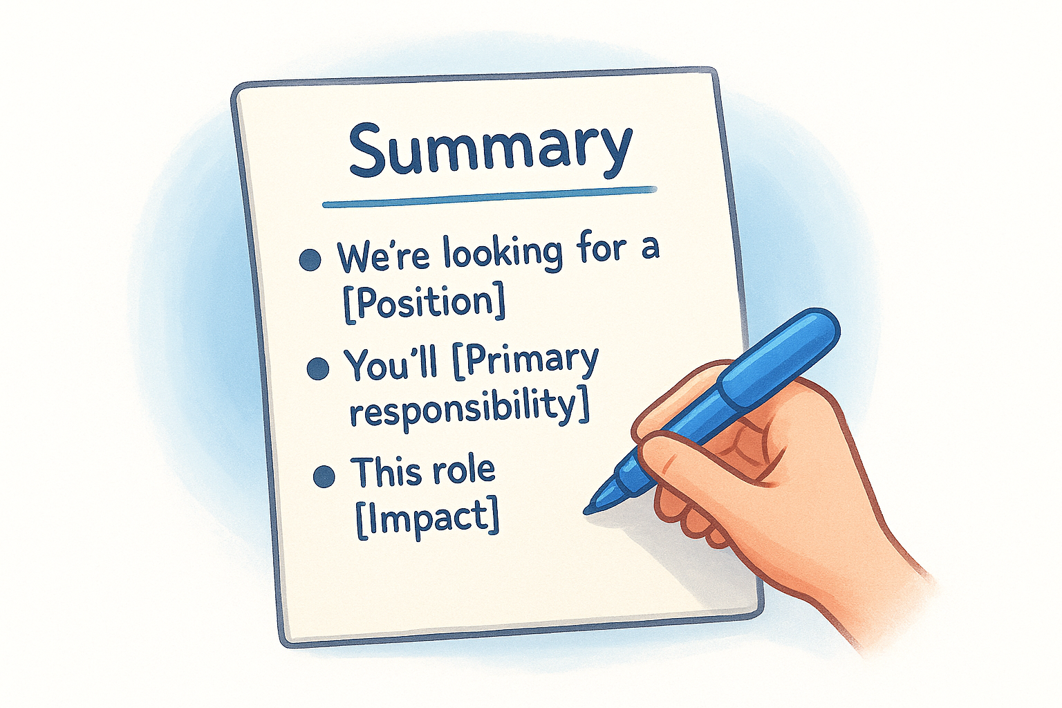 A template you can use immediately