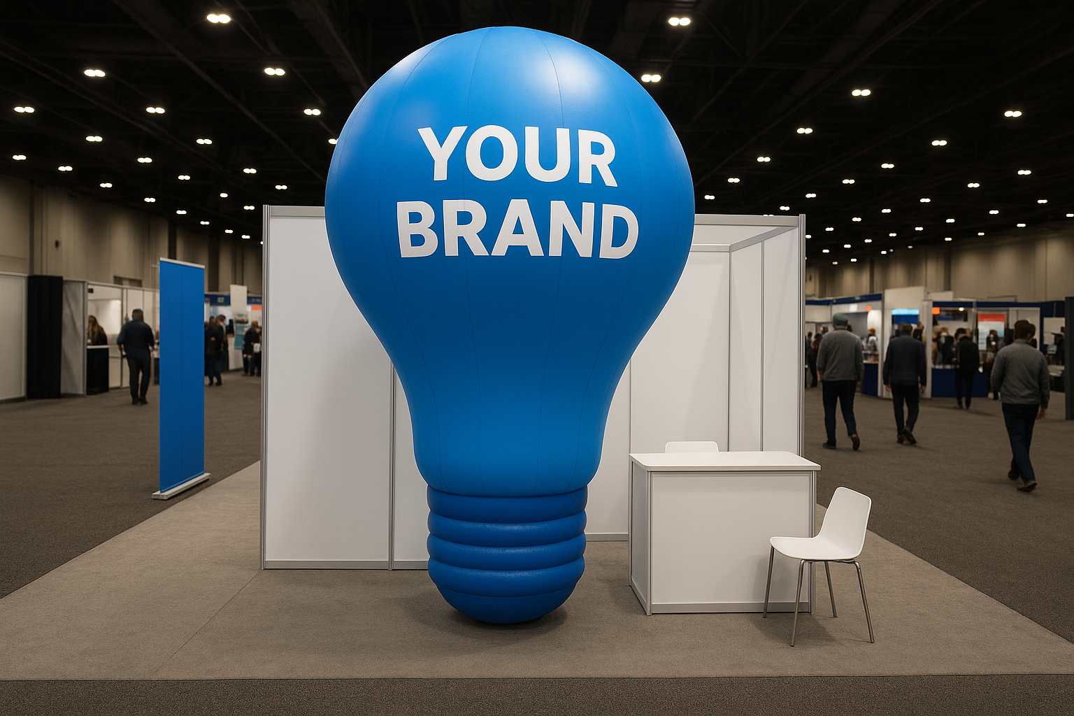 1. Branded inflatable landmark