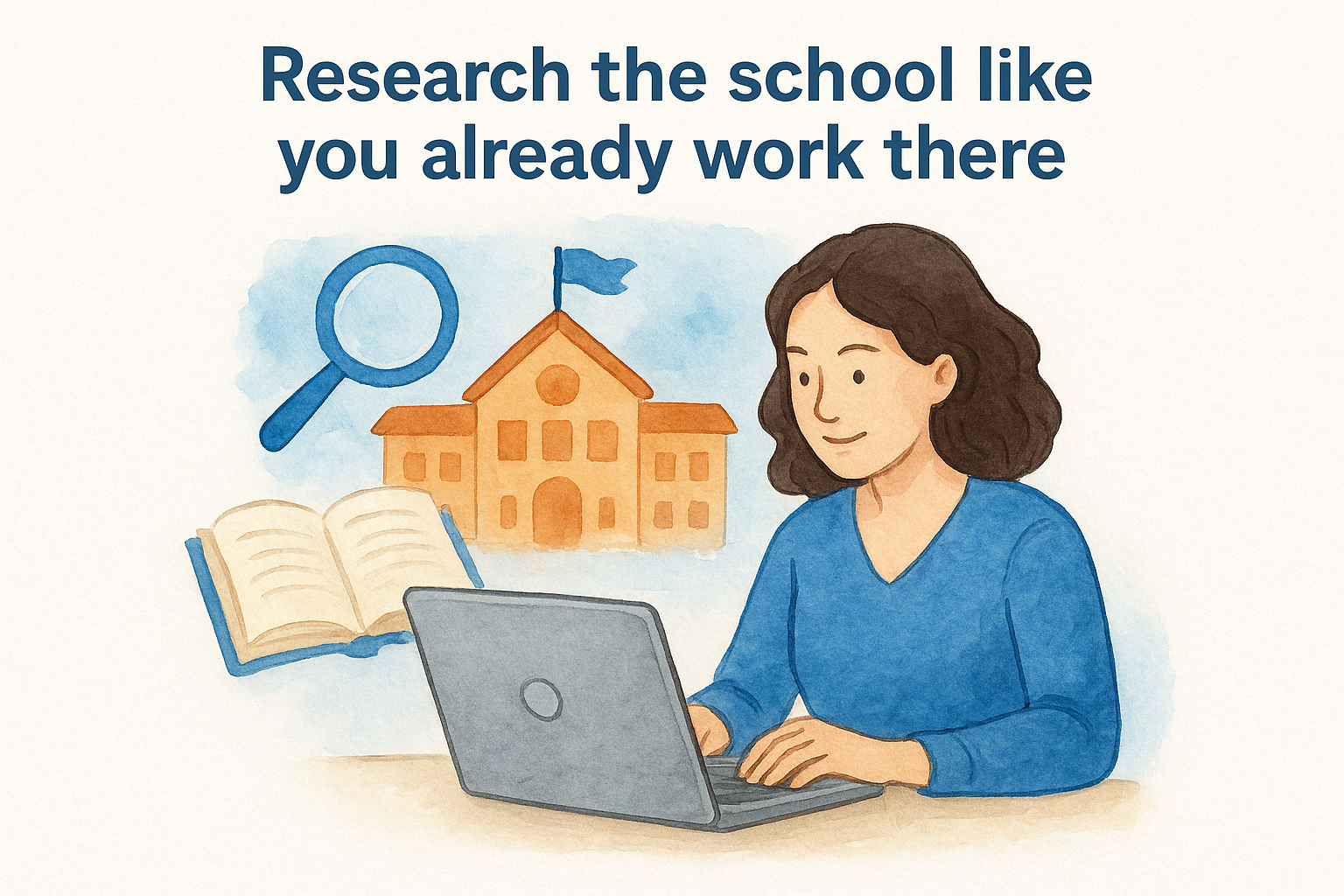 2. Research the school like you already work there