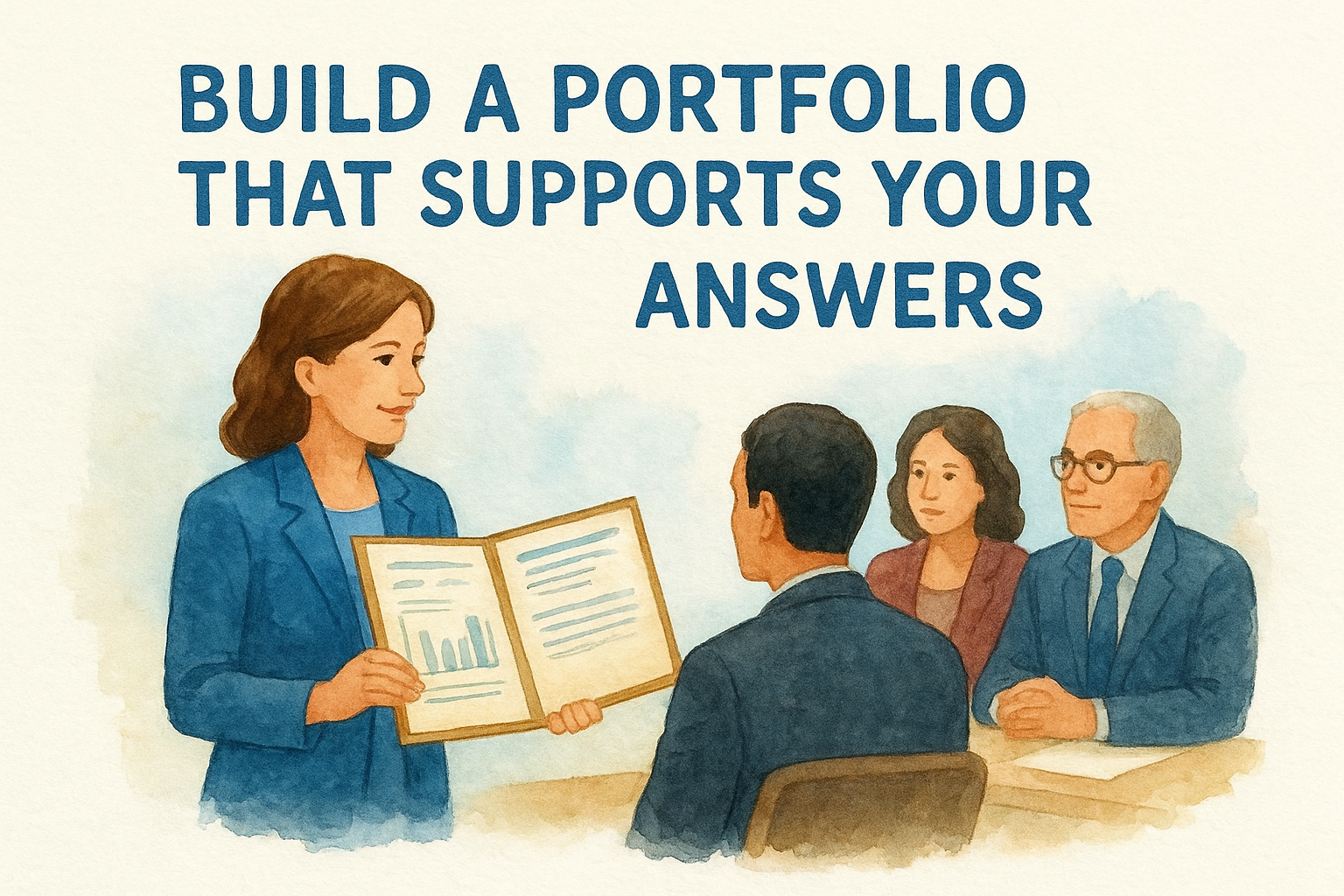 13. Build a portfolio that supports your answers