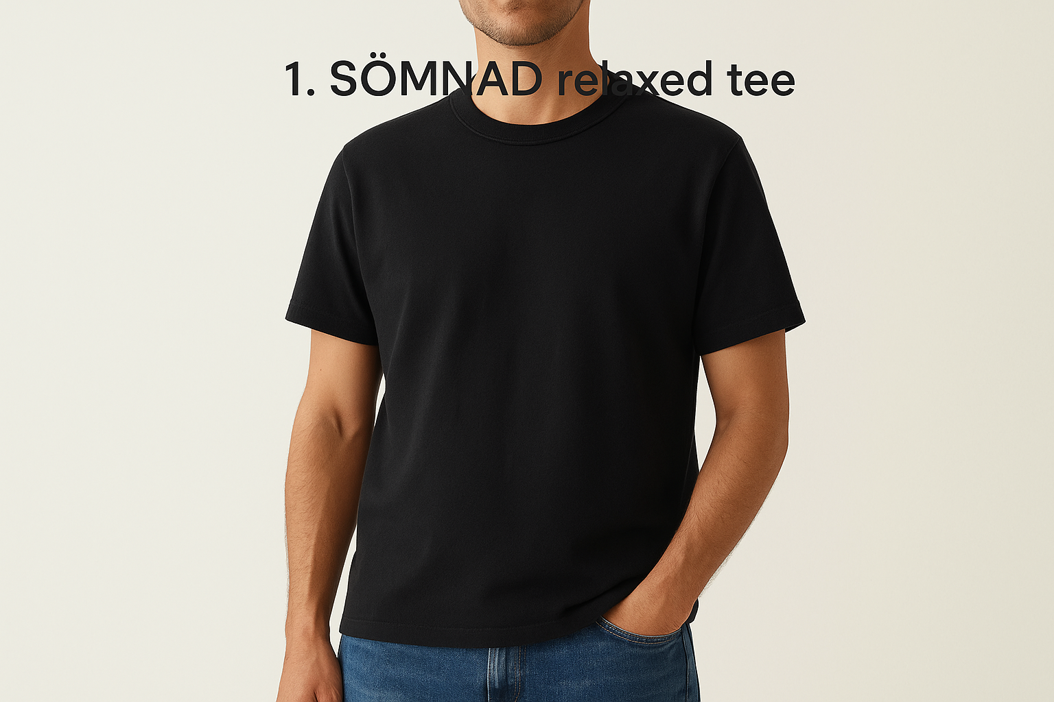 1. SÖMNAD relaxed tee