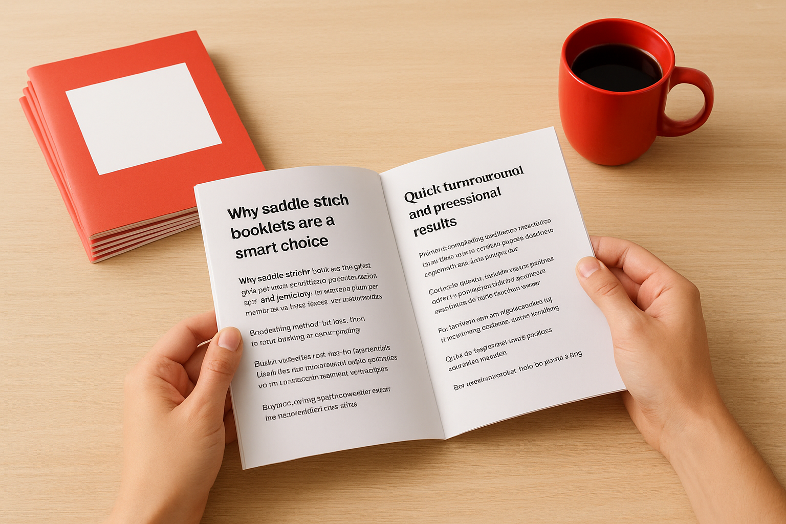 Why saddle stitch booklets are a smart choice