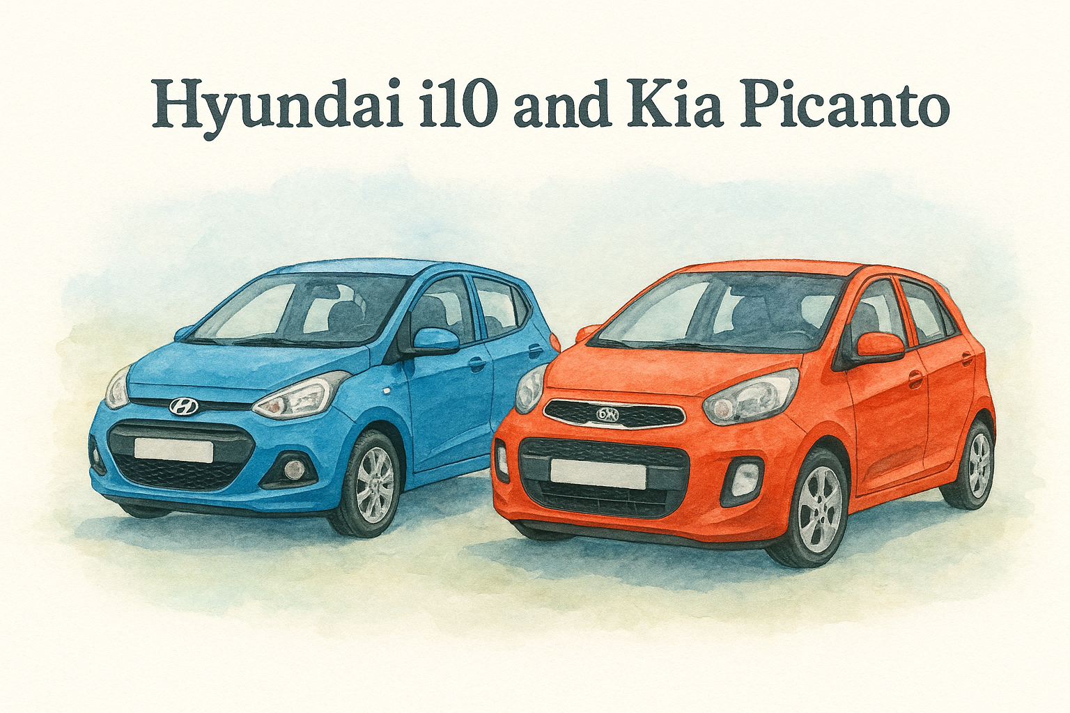 3. Hyundai i10 and Kia Picanto
