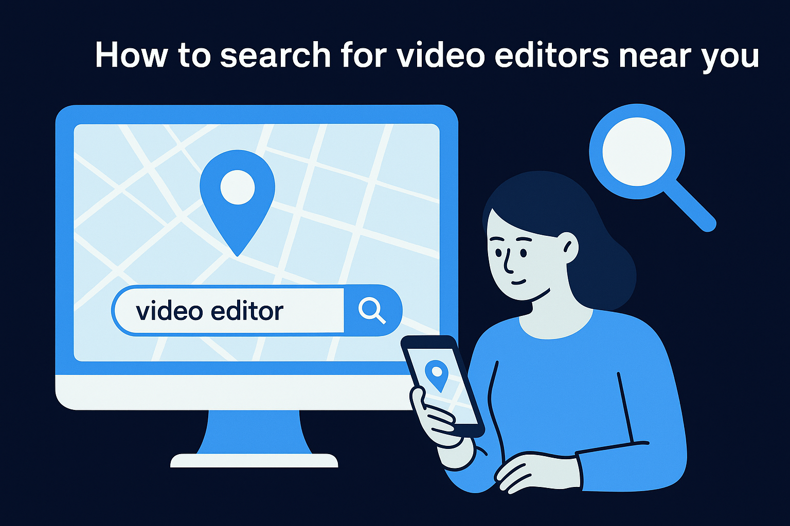 How to search for video editors near you