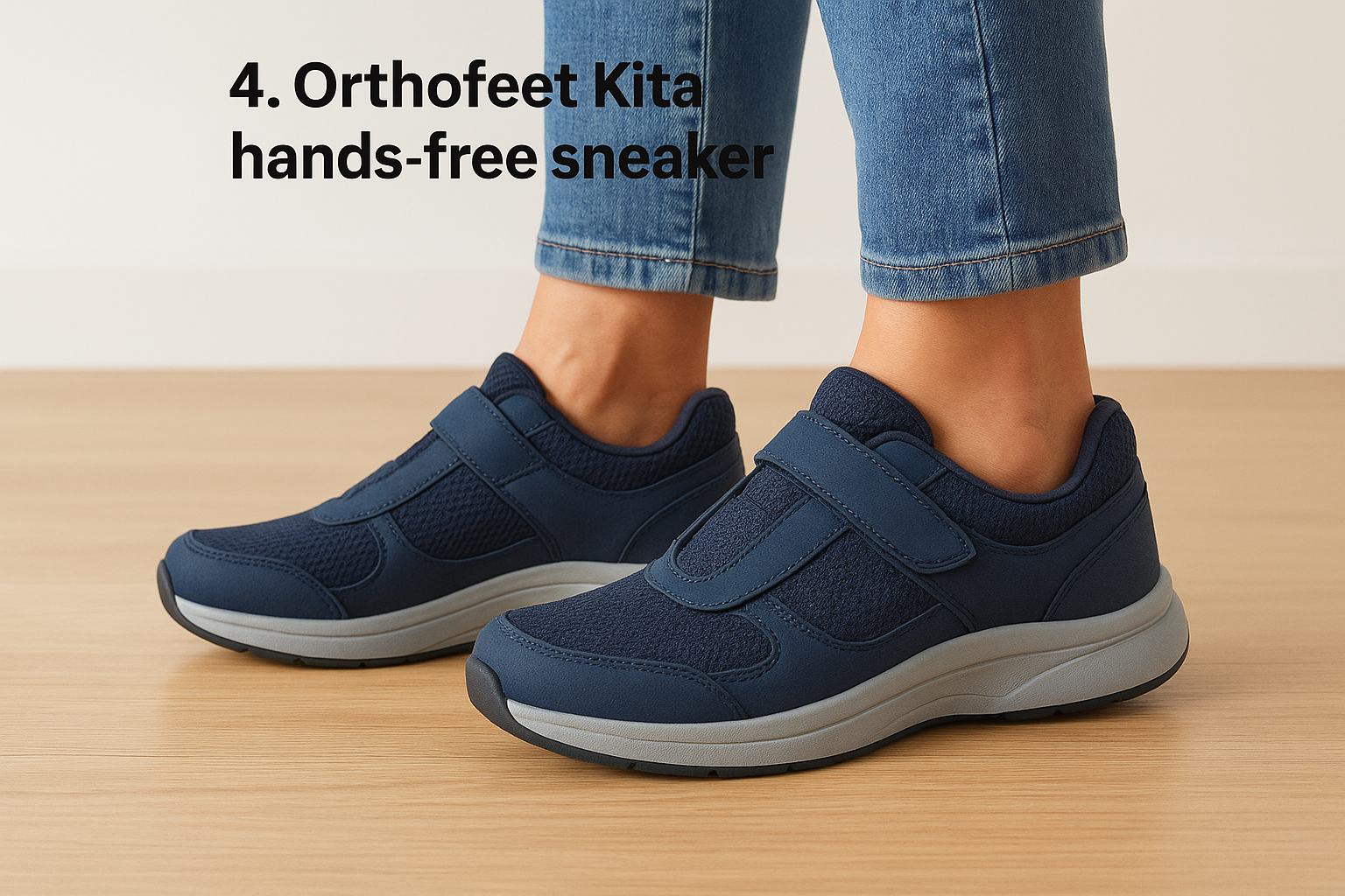 4. Orthofeet Kita hands-free sneaker