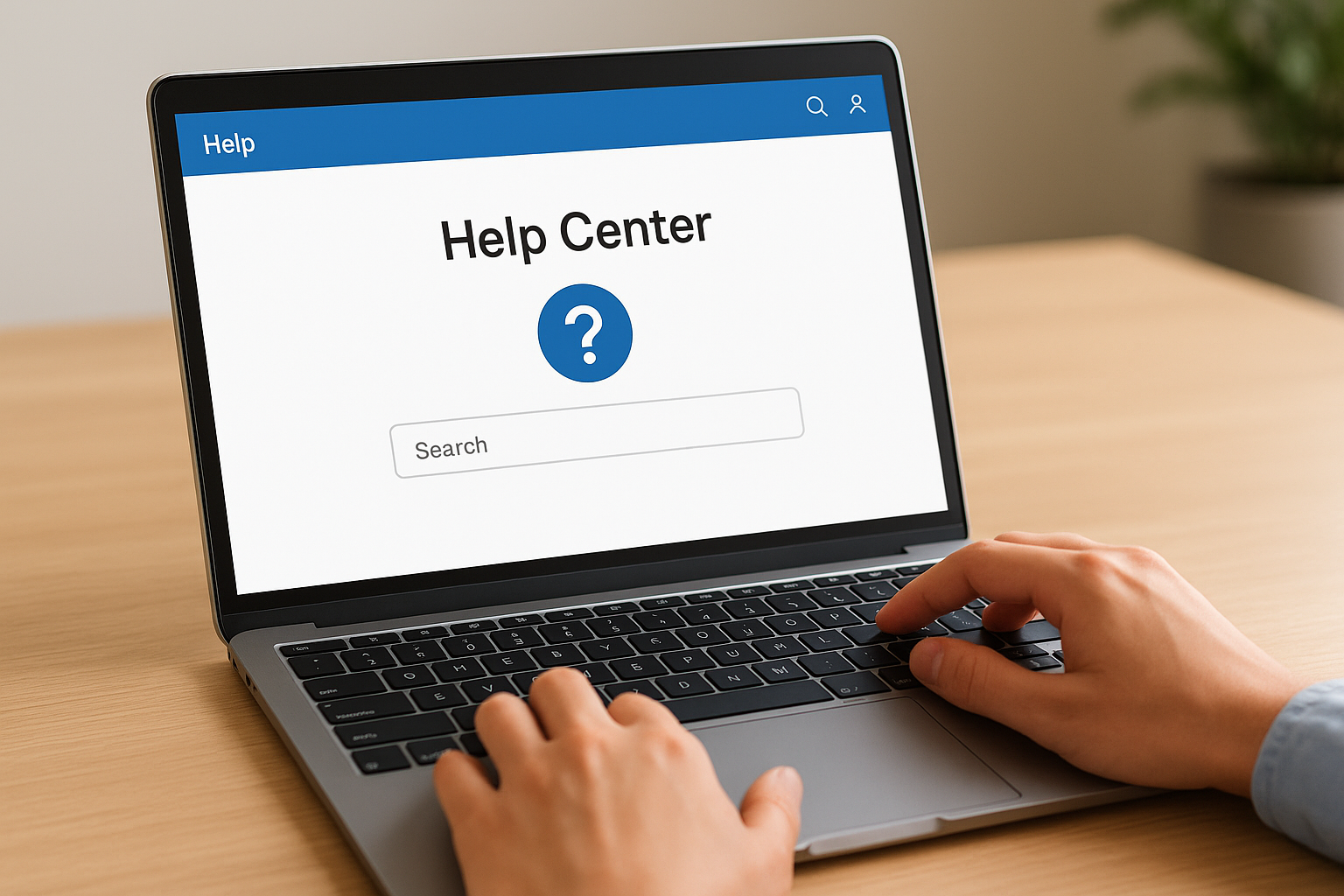 Navigate to the Help Center portal