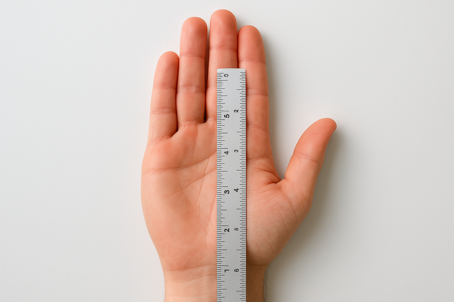 How to position your hand and take the measurement