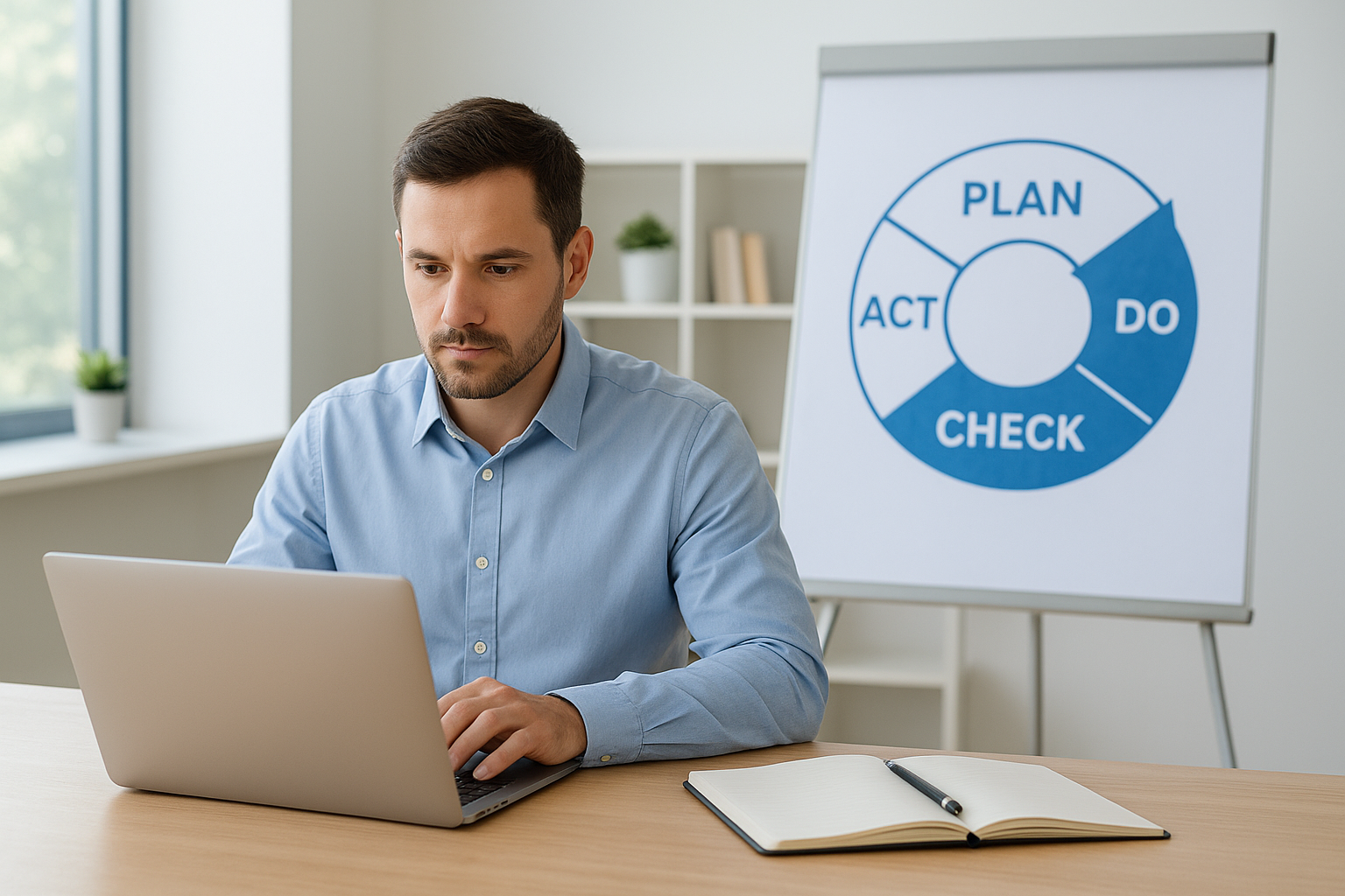 The Plan-Do-Check-Act cycle