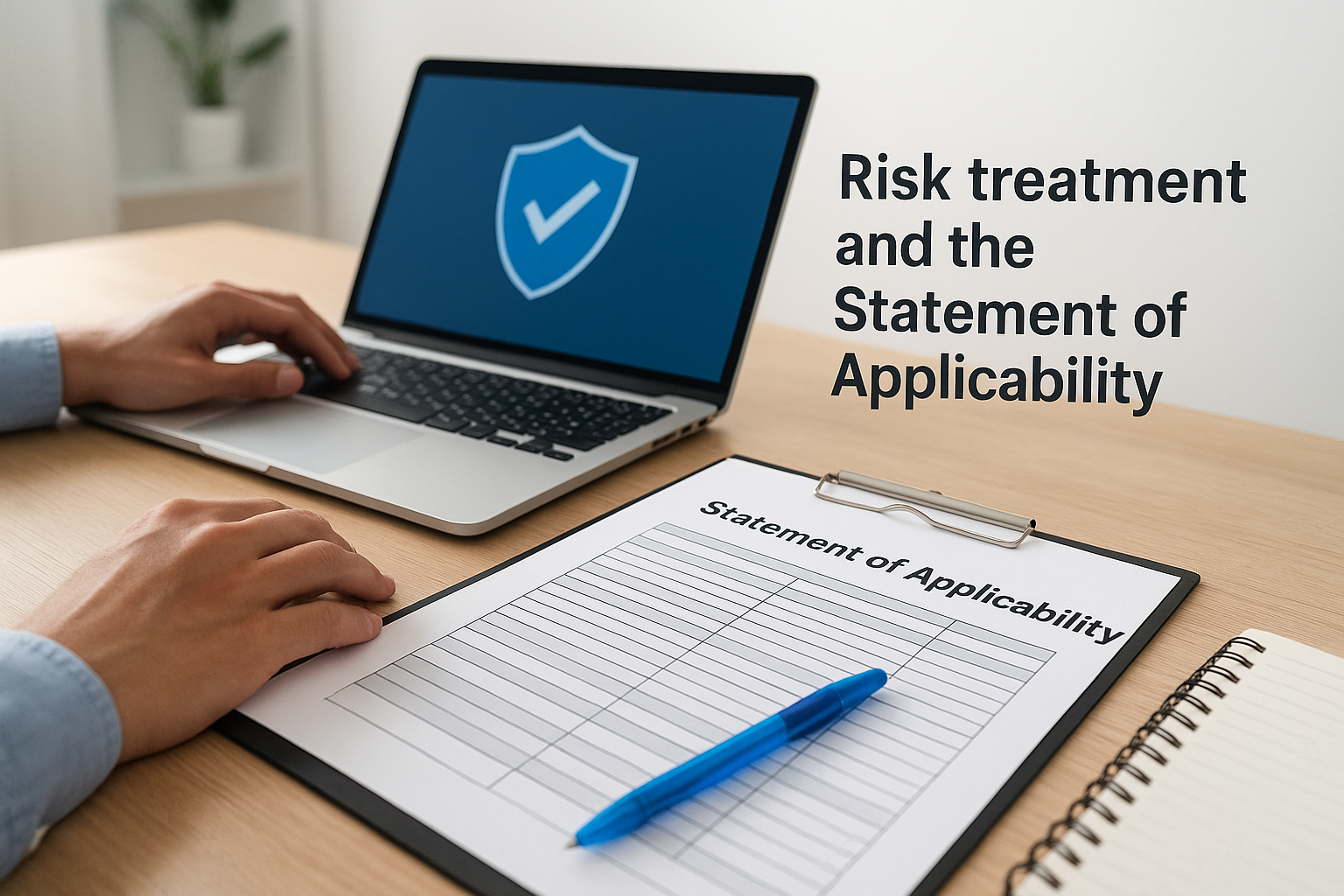 Risk treatment and the Statement of Applicability