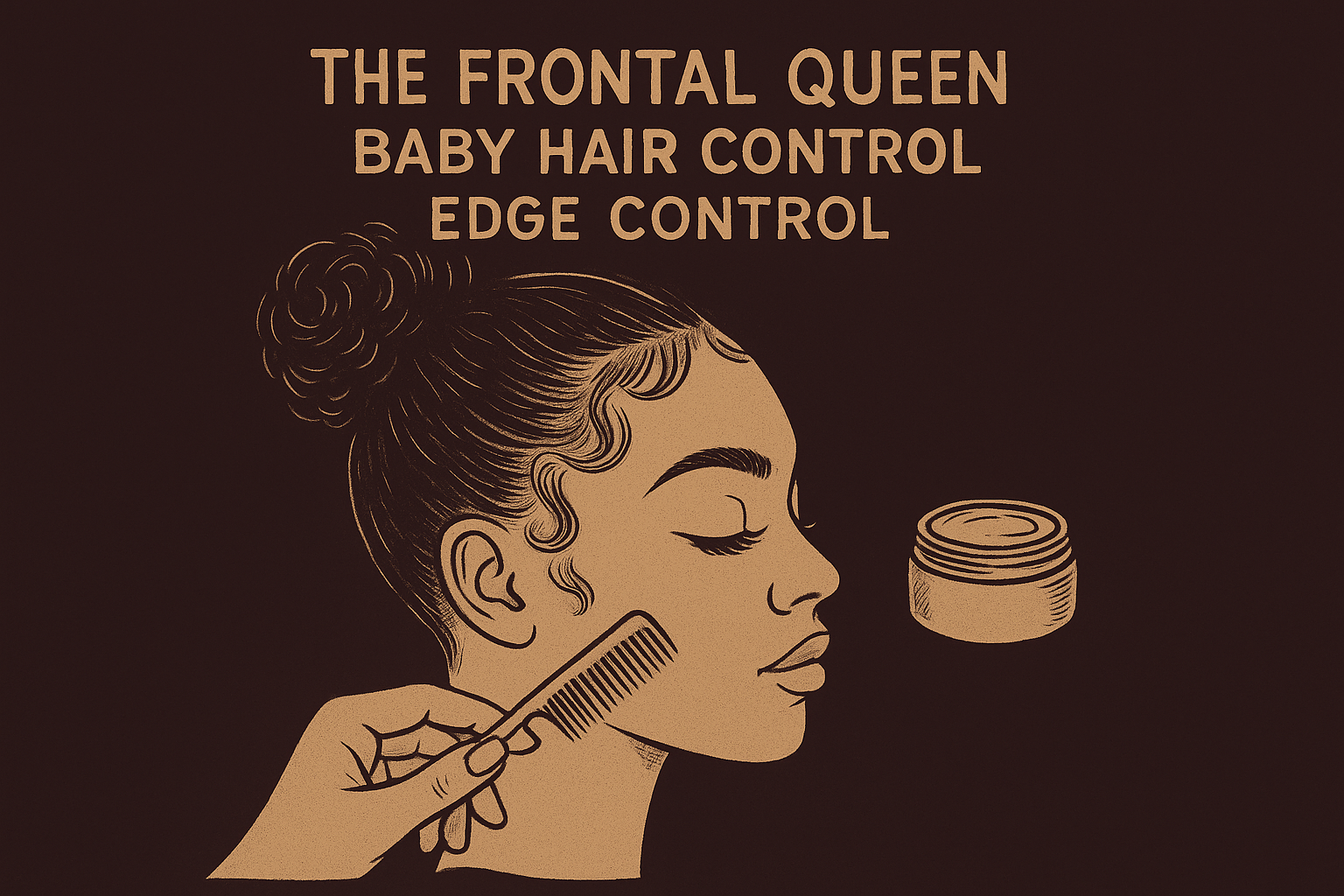 3. The Frontal Queen Baby Hair Control Edge Control