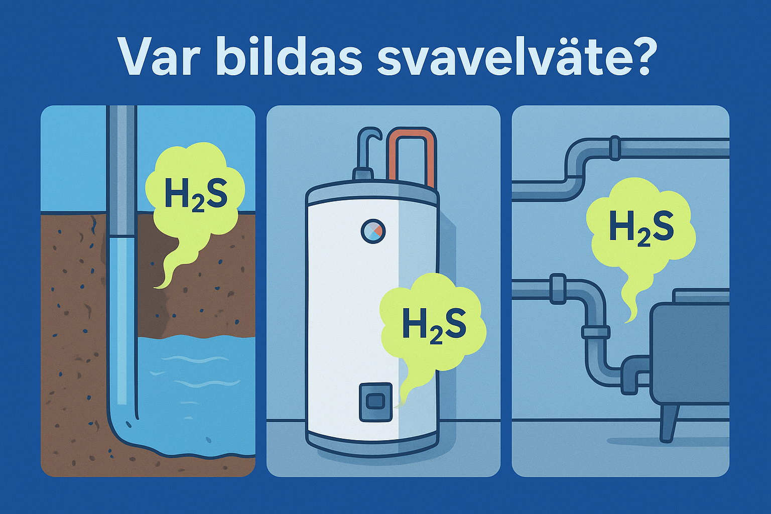 Var bildas svavelväte?